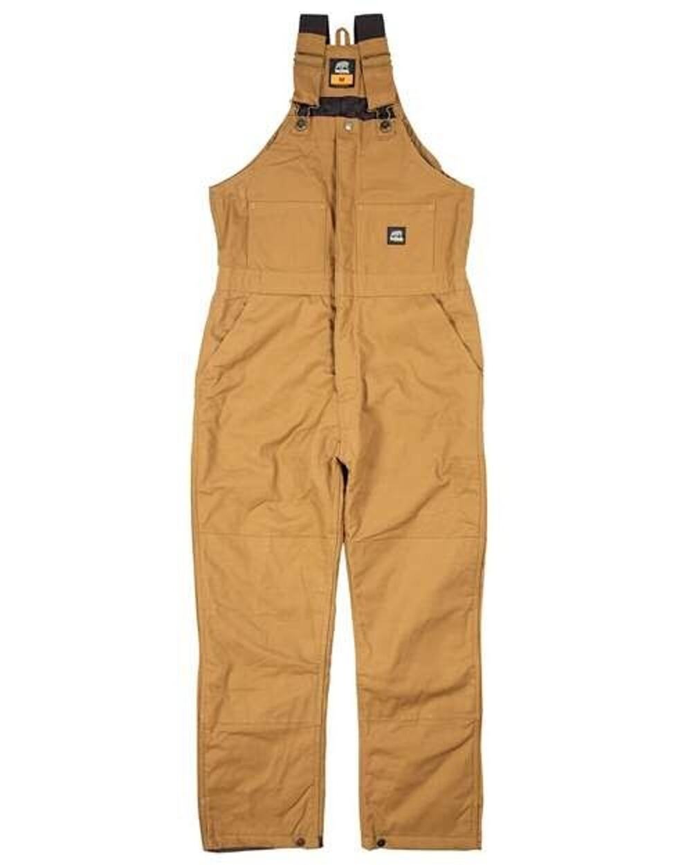 Berne Apparel Men's Heritage Insulated Bib Overall B415 tan size 2XL Tall NWT